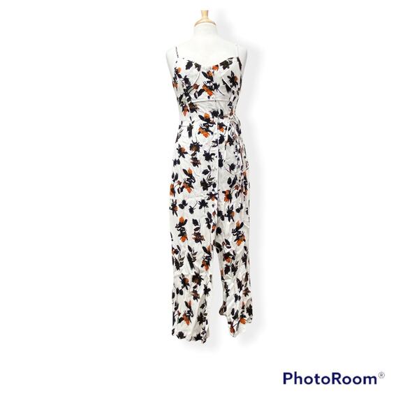 Derek Lam Floral Camisole Dress White 6 - Picture 3 of 7